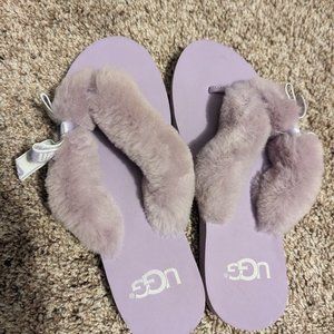 Ugg Sunset Graphic flip flops Purple